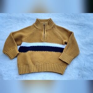 Cozy Janie & Jack Knit Sweater with Stripes Size 12-18m